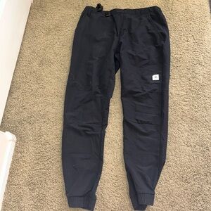 Black Jogger Golf Pants